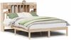 vidaXL Massivholzbett mit Regal ohne Matratze 140x200 cm Kiefernholz 3321626 Bild 2