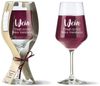 GILDE Rotweinglas Glas Weinglas 'Wein fragt.' 500ml, Glas Bild 2