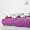 leevitex® Saunatuch Frottee XXL, (2-St), 80 x 200 cm, extra groß & saugfähig, Lila/Pflaume Bild 4