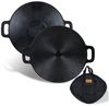 CCLIFE Grillplatte CCLIFE BBQ Grillpfanne Koreanische aus Gusseisen Runde Grillplatte Bild 3