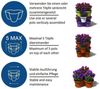 Engelland Blumenständer Säulentopf, Hochbeet, Kräuterbeet (Vorteils-Set, 5 St, 11 Liter Fassungsvermögen je Ebene), fallsicher, UV-beständig, stapelbar, platzsparend, robuster Kunststoff Bild 3