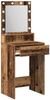 vidaXL Schminktisch mit Regal Altholz 50 x 41 x 135 cm Holzwerkstoff 865098 Bild 4