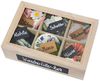 SURPRISA Geschenkbox Schotter-Schatulle Geldgeschenk, aus Paulownienholz, 6 Fächer, Geschenk zur Hochzeit, Geburtstag usw. Bild 2