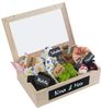 SURPRISA Geschenkbox Schotter-Schatulle Geldgeschenk, aus Paulownienholz, 6 Fächer, Geschenk zur Hochzeit, Geburtstag usw. Bild 4