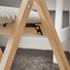 SoBuy FST40-HG Klappstuhl, Stoff, Lackiert, Hellgrau, 42 x 80 x 48 cm Bild 5