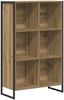 vidaXL Bücherregal Kunsthandwerk Eiche 99,5 x 30 x 108,5 cm 886539 Bild 2