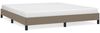 vidaXL Bettgestell ohne Matratze Taupe 180x200 cm Stoff 346740 Bild 2