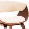 vidaXL Esszimmerstühle 2 Stk. Creme Bugholz und Kunstleder [278724] Bild 5