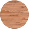 vidaXL Tischplatte Ø40x4 cm Rund Massivholz Buche 355942 Bild 2