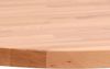 vidaXL Tischplatte Ø40x4 cm Rund Massivholz Buche 355942 Bild 3