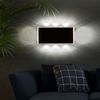 LED Wandlampe, Metall, Schwarz, opal, B 25 cm Bild 3