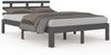 Massivholzbett Grau 150x200 cm 5FT King Size [814761] Bild 2