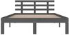 Massivholzbett Grau 150x200 cm 5FT King Size [814761] Bild 4