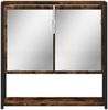vidaXL Bad-Spiegelschrank Räuchereiche 60x16x60 cm Holzwerkstoff 842423 Bild 5