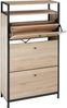 Schuhregal - Industrial Holz hell, Eiche Sonoma, 61 cm Bild 4
