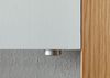 Wandregal Wildeiche 80x28x110 natur geölt / weiß lackiert WIEN #136 Bild 5