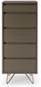 Kommode Metall und MDF  grau Bild 2