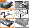 BlingBin Aufbewahrungsbox 2 Stück Unterbett Aufbewahrungsbox Unterbettkommode mit Rollen (1er Set, 1 St, 78,1 × 43,2 × 16,5 cm), Bettkasten Organizer für Kleidung Schuhe Decken Bettwäsche Bild 4
