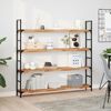 vidaXL Tischplatte 160x20x4 cm Rechteckig Massivholz Akazie 4008838 Bild 3