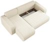 Kaiser Möbel Ecksofa mit schlaffunktion und bettkasten, MILANO L stoff Poso und Quelle, Bettkasten, Schlaffunktion, praktisch, funktionell Bild 3