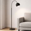 LED Stehleuchte, Metall, schwarz, H 150 cm Bild 2