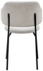 Moderner Stuhl MODA grau greige Bouclé Metallbeine Bild 5