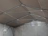 Zelthalle 4x8 m Lagerzelt Industriezelt 3m Seitenhöhe PVC Plane 850 N mit Oberlicht grau 100% wasserdicht mit Reißverschlusstor Bild 5