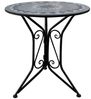 HTI-Living Gartentisch Gartentisch Metall Schwarz Schieferoptik (Stück, 1-St, 1 Gartentisch) Bild 1