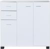 Sideboard Crimla 76x80x28cm Weiß [en. casa] Bild 4