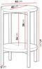 Couchtisch 'Bosir D01' Schwarz/ Schwarz Matt Bild 3