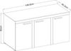 AX LIVING Sideboard Wohnzimmer Spacoro 3T – Stilvolle, Modern in Weiß Bild 4