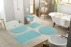 OTTO home Badematte Inga, Badezimmer Teppich, Badvorleger, Höhe 20 mm, rutschhemmend beschichtet, schnell trocknend, strapazierfähig, fußbodenheizungsgeeignet, Polyester, rechteckig, 3tlg Set Stand WC, Badteppich, unifarben, weich, als halbrund und rec... Bild 4