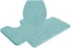 OTTO home Badematte Inga, Badezimmer Teppich, Badvorleger, Höhe 20 mm, rutschhemmend beschichtet, schnell trocknend, strapazierfähig, fußbodenheizungsgeeignet, Polyester, rechteckig, 3tlg Set Stand WC, Badteppich, unifarben, weich, als halbrund und rec... Bild 2