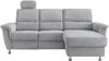 Ecksofa >Ludwigshafen< Motor-funktion, Kopfstütze, Stauraum, silber - 231x113x165 (BxHxT) Bild 3