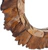 vidaXL Wandspiegel 60 cm Teak Rund 288804 Bild 5