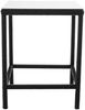 CLP Polyrattan Tisch Alia 5mm mit Glasplatte aus Sicherheitsglas,schwarz Bild 3