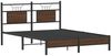 vidaXL Bettgestell ohne Matratze Braun Eiche 140x190 cm Holzwerkstoff 4106998 Bild 3