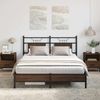 vidaXL Bettgestell ohne Matratze Braun Eiche 140x190 cm Holzwerkstoff 4106998 Bild 5