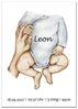 Poster Familie Personalisiert mit Händen Papa Mama Kinder und Baby als Deko Print ohne Rahmen - 40 x 60 cm / A Bild 4
