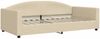 vidaXL Tagesbett Creme 100x200 cm Stoff 354120 Bild 2