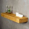 Levandeo® Wandregal, levandeo Wandregal Holz Massiv 80x20cm Eiche Farbig Wandboard Regal Bild 2