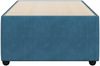 vidaXL Bettgestell Blau 90x190 cm Samt 3284980 Bild 4