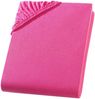 Carpe Sonno Spannbettlaken Jersey 90x200 100x200 120x200 140x200 160x200 180x200 200x200 70x140, Jersey, Gummizug: rundum, (1 Stück), 100% Baumwolle Spannbettlaken 90x200 Spannbetttuch Pink Bild 2