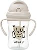 Akuku A0204 Trinkflasche mit integriertem Strohhalm (Eule) Bild 1