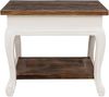 Couchtisch SVEA mit Ablage - 60 x 60 x 50 cm, Holz, Dunkelbraun | Beistelltisch Kleiner Tisch Wohnzimmer Bild 4