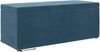 vidaXL Hocker Blau 101 x 41 x 40 cm Samt und Engineering Holz 876794 Bild 2