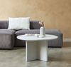 Couchtisch >PALMA< in Greige, MDF + Stahl in greige - 45x80cm (HxD) Bild 4