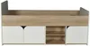 Vente-unique - LOSTYA Bett Holz, Platte BeigeWeiß - B 96,5 cm x H 95 cm x L 193,2 cm Bild 3