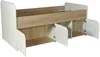 Vente-unique - LOSTYA Bett Holz, Platte BeigeWeiß - B 96,5 cm x H 95 cm x L 193,2 cm Bild 4