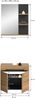 Xonox Canu Badkombination (B/H/T: 63x193x34 cm) in Basalt grau Nachbildung und Artisan Nachbildung Bild 4